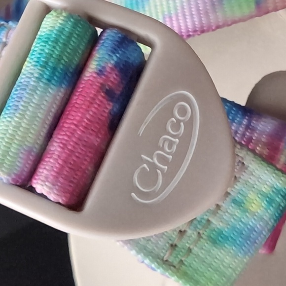 Chaco Chillos Women's Tie Die, Adjustable Slide Sandals , Size 10-W. - Picture 3 of 9